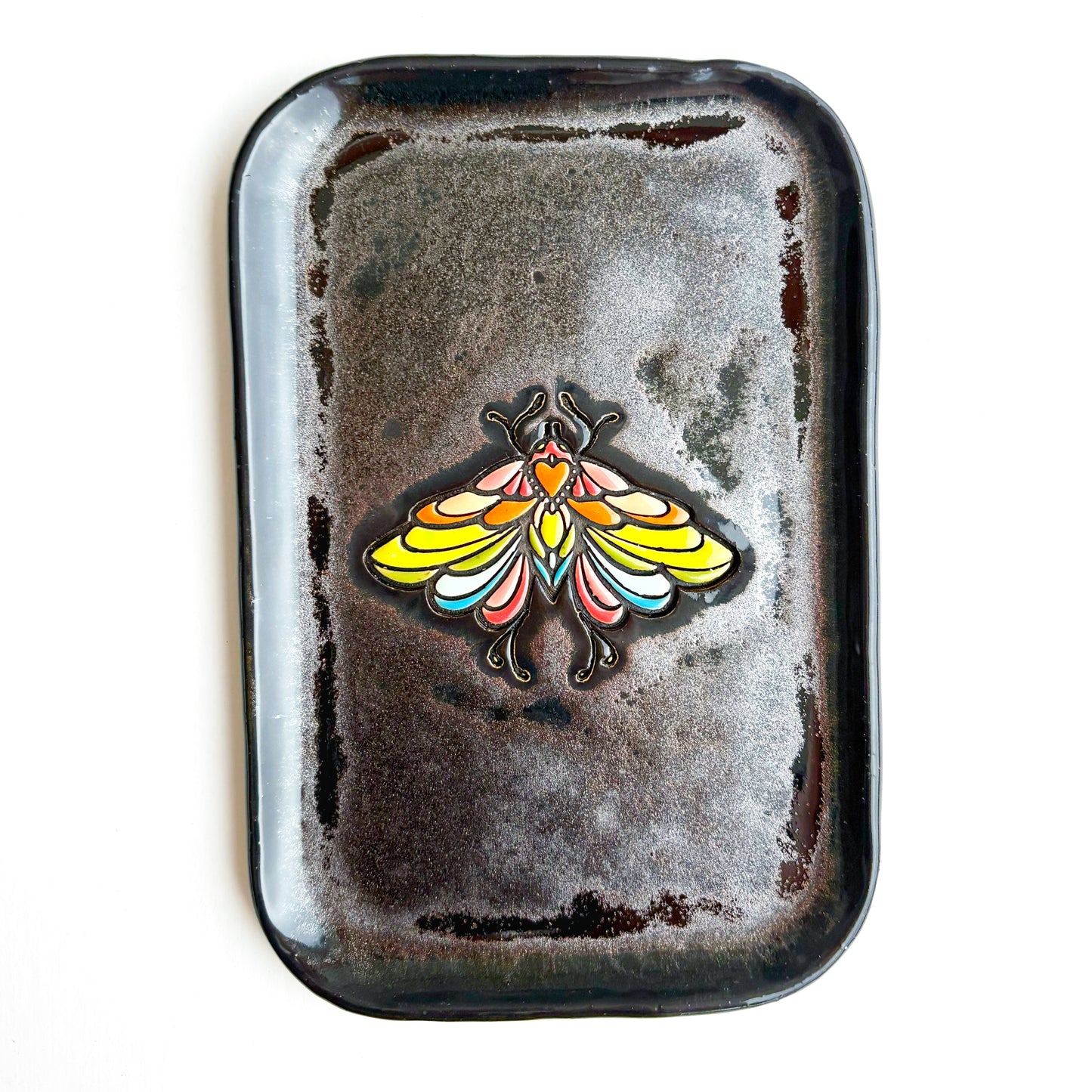 Technicolor Moth Platter