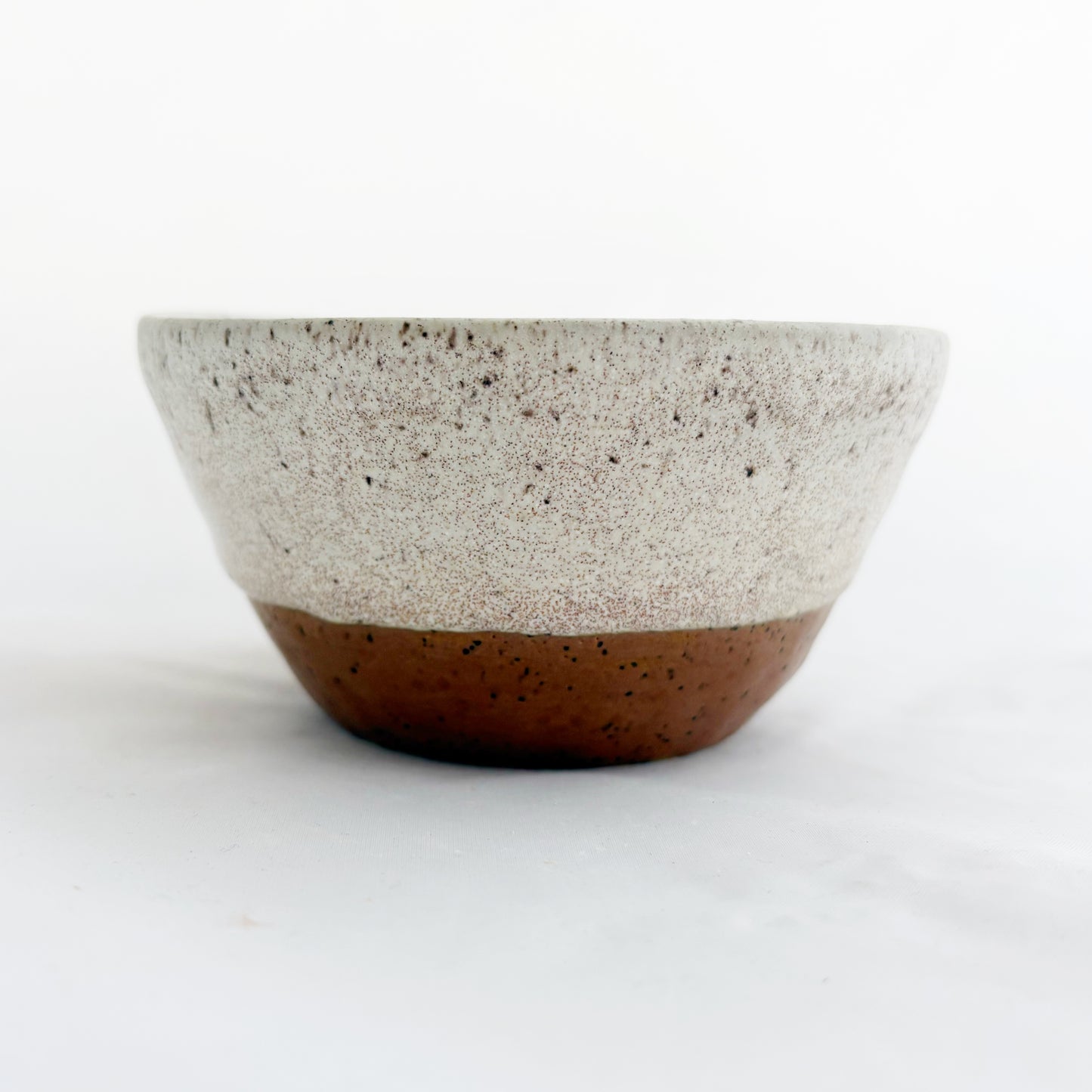Modern Speckled Creme and Hazelnut | Small Bowl