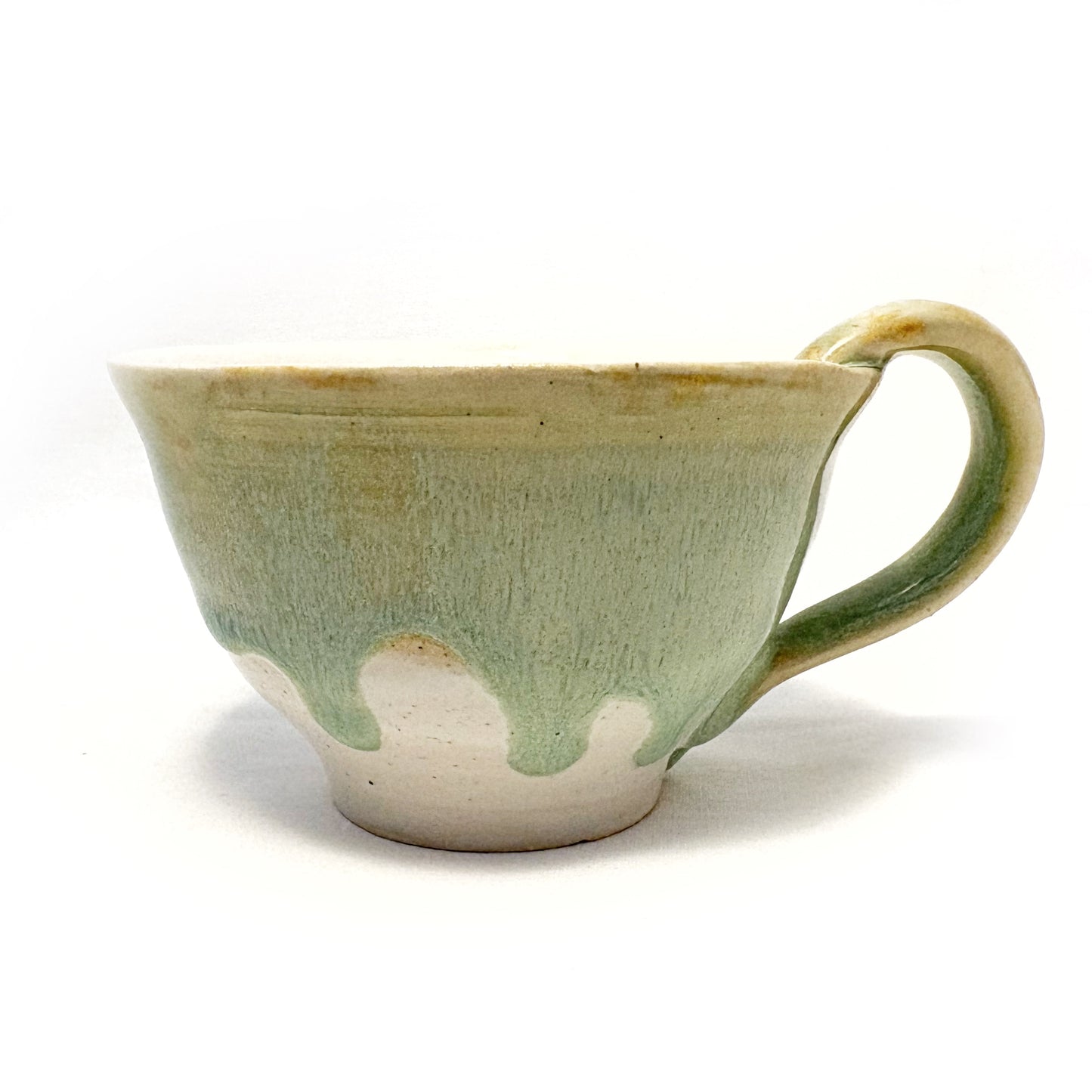 Cream Blue Teacup