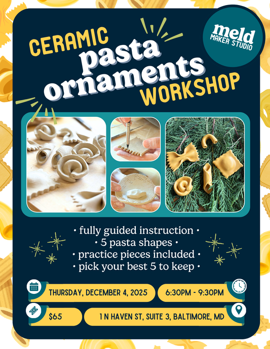 Make-Your-Own Pasta Ornaments Workshop | Thursday, December 4, 2025