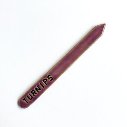Hand-Stamped Garden Stake | Multiple Styles Available