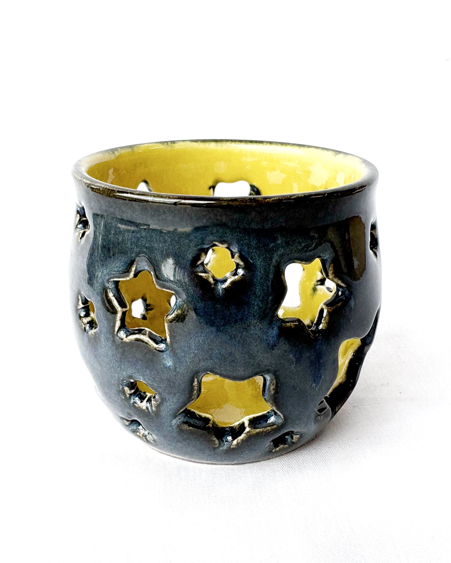 Hand Carved Tealight Luminary