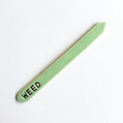 Hand-Stamped Houseplant Stake | Multiple Styles Available