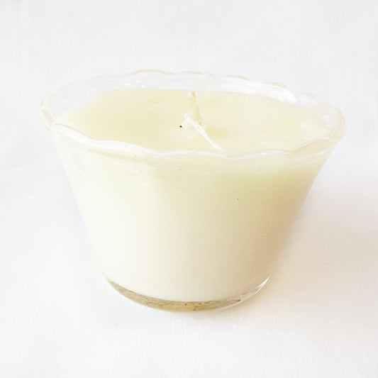 Hand-Poured Vintage Glass Candle