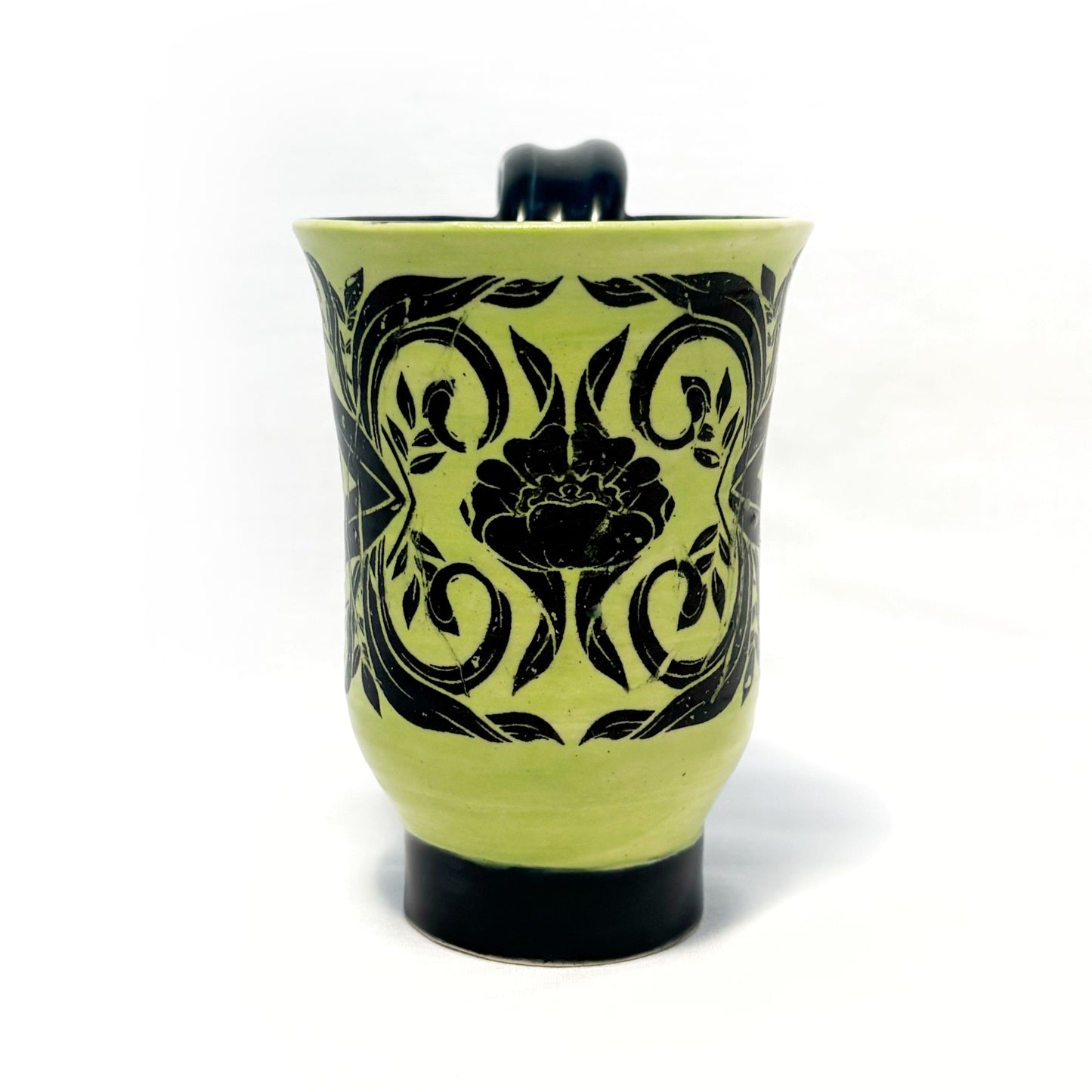 Green Art Nouveau Mug
