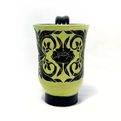Green Art Nouveau Mug