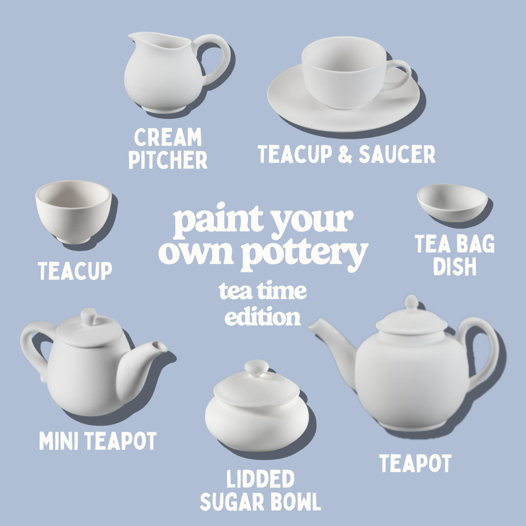 Ovenbird x Meld Paint-Your-Own-Pottery Workshop | Tea Time Edition | Friday, May 1, 2026