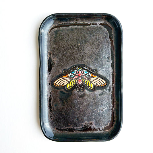 Technicolor Moth Platter