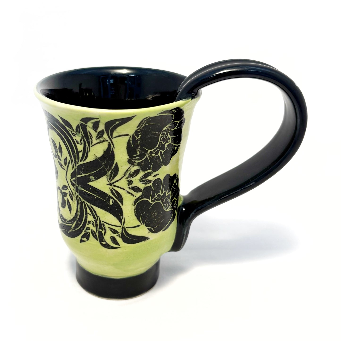 Green Art Nouveau Mug