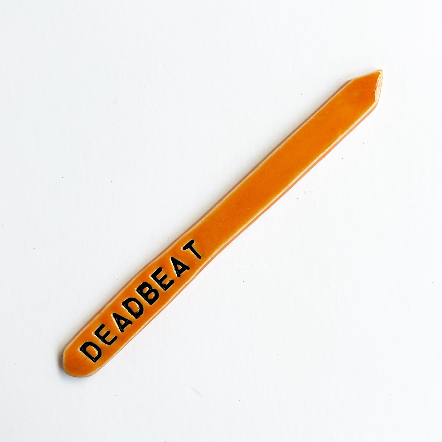 Hand-Stamped Houseplant Stake | Multiple Styles Available