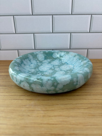 Light Blue Bubbles Bubble Jewelry Dish