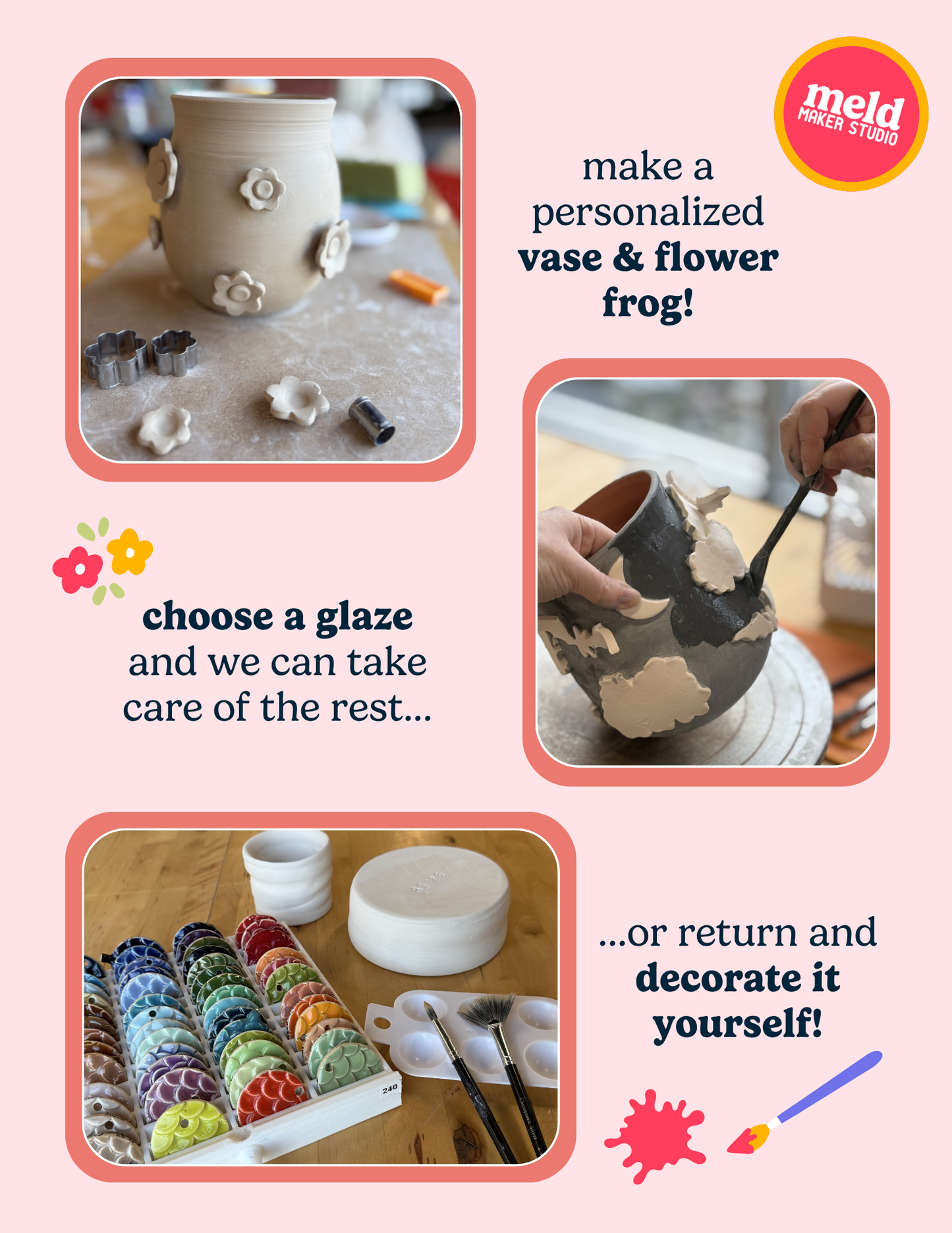 Vase Adornment Workshop | Mother's Day | Sunday, May 10, 2026