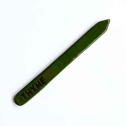 Hand-Stamped Garden Stake | Multiple Styles Available