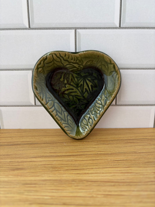 Rainforest Heart Trinket Dish