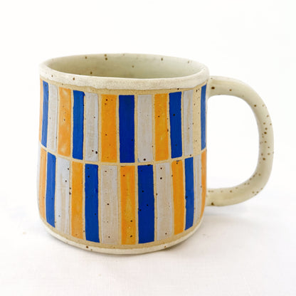 Grid Taped Mug