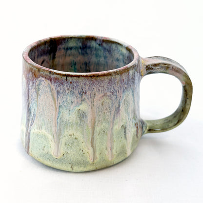 Pink and Green Drip Mug