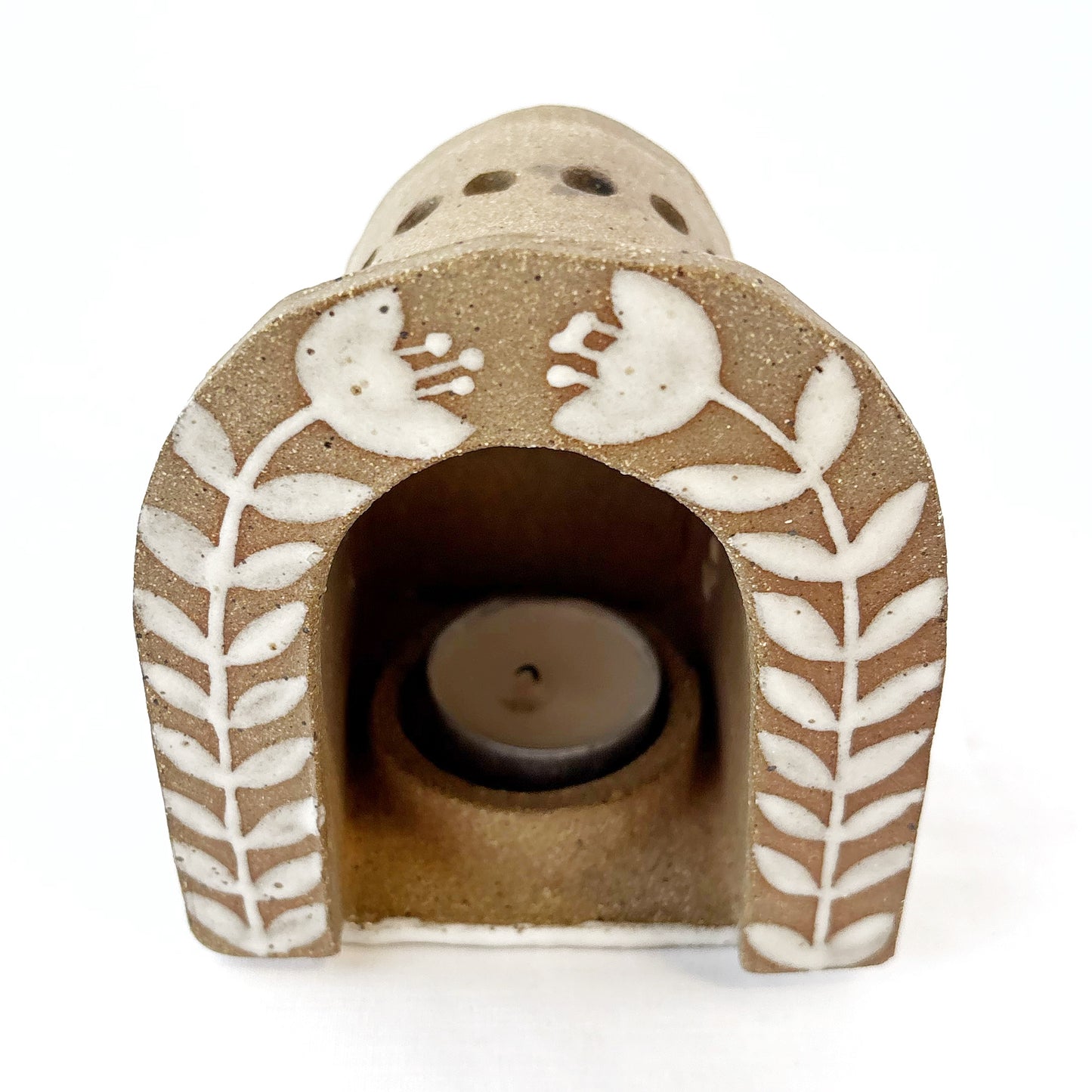 Wall-Mounted Raw Clay Luminary