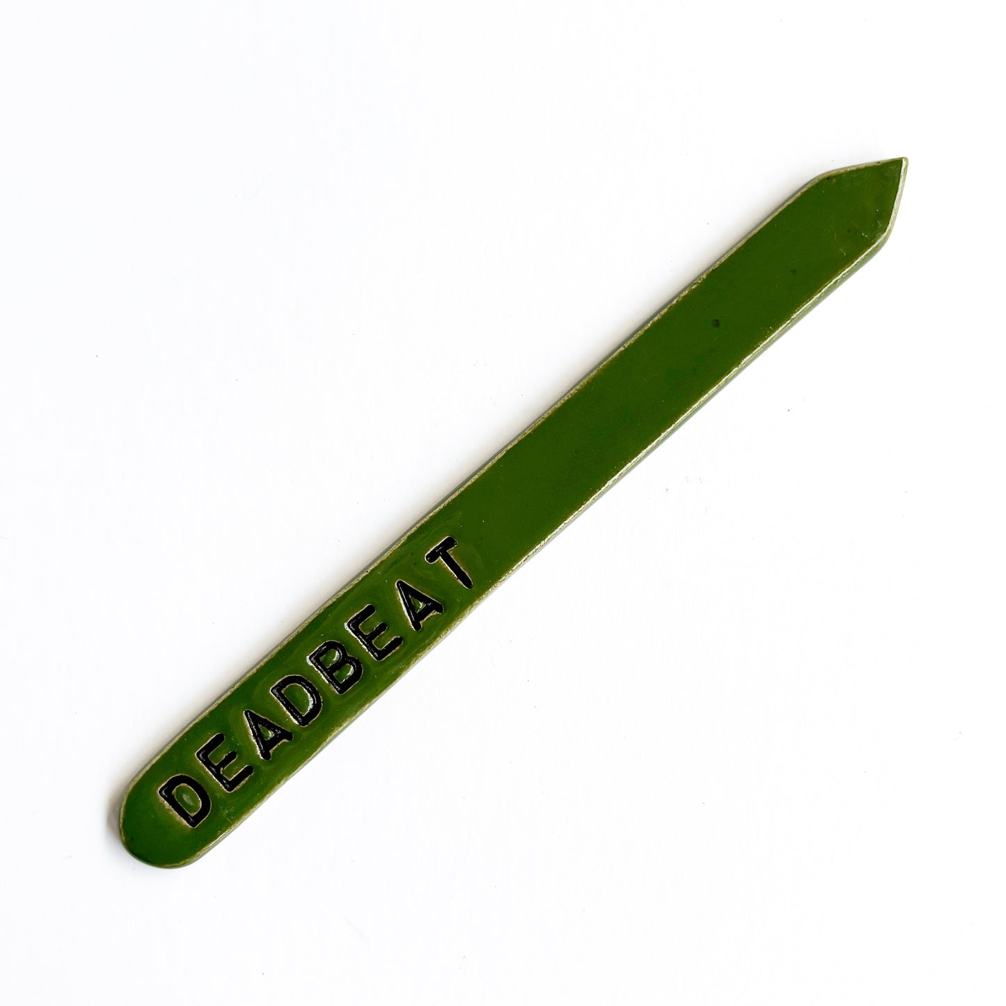 Hand-Stamped Houseplant Stake | Multiple Styles Available