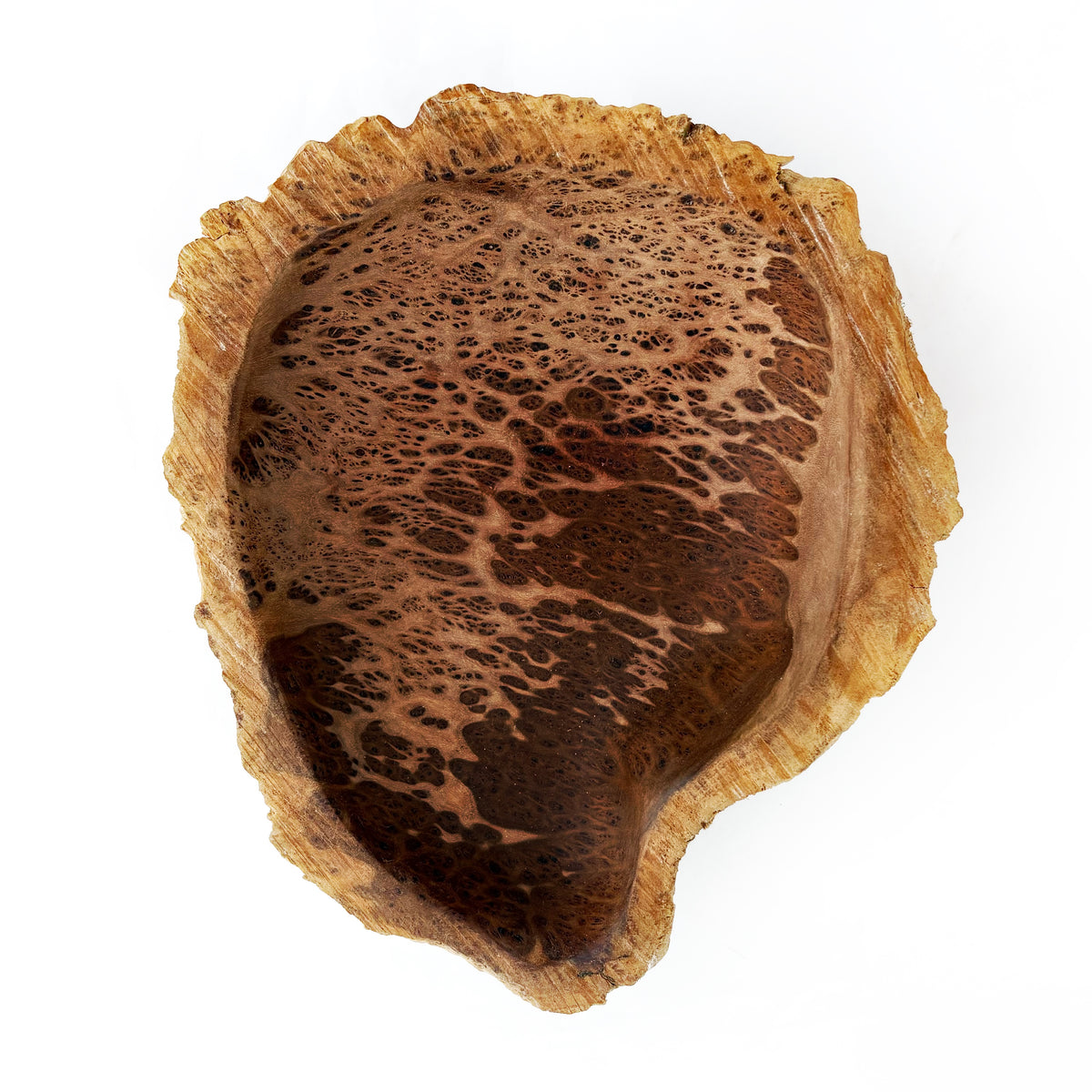 Wooden Burl Bowl