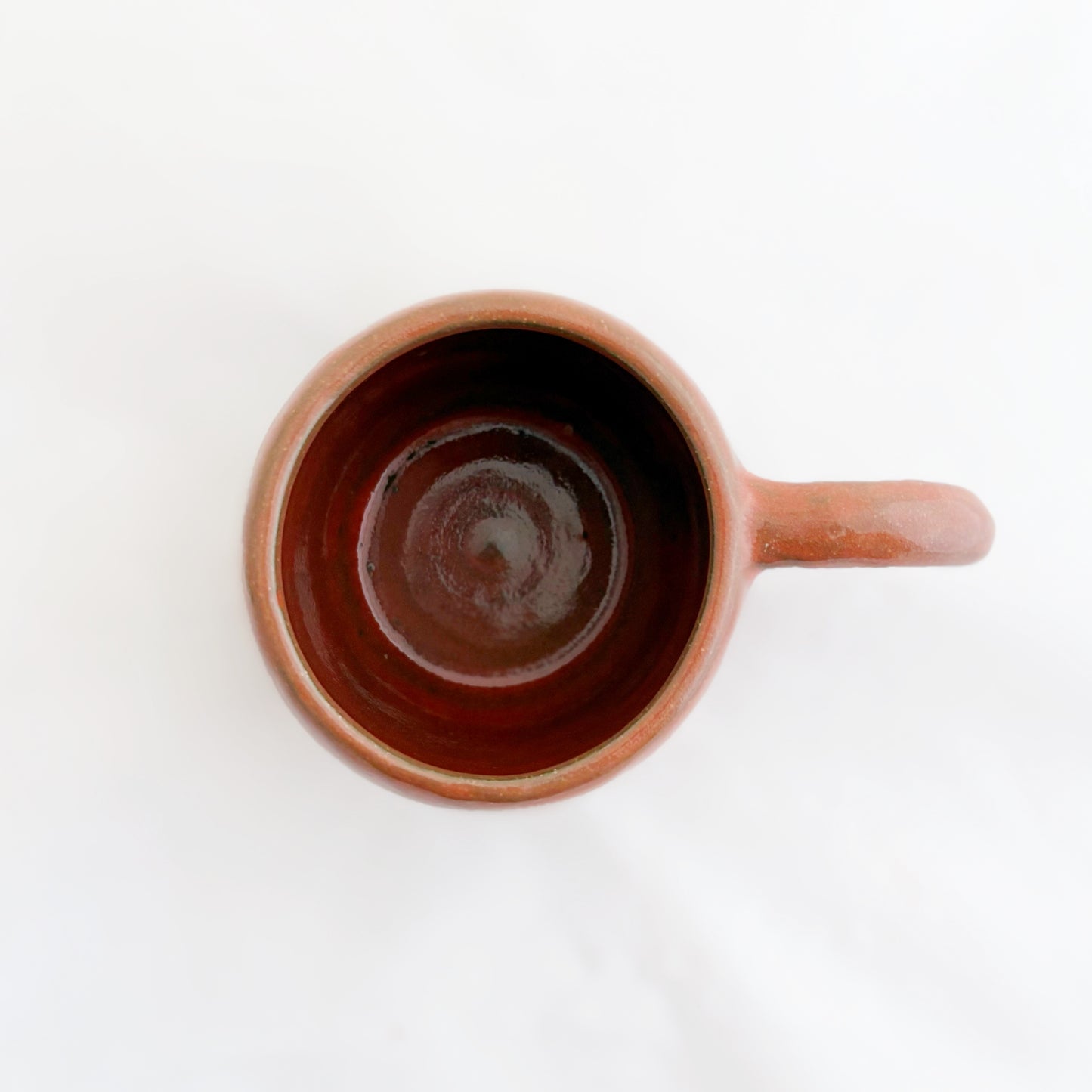 Dark Coral Texture Stripe | Mug