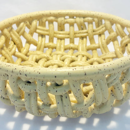 Coiled Fruit Bowl | Speckled Butter