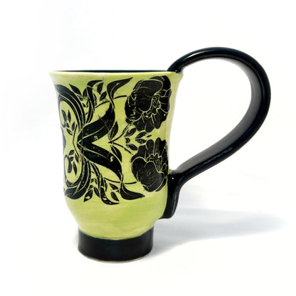 Green Art Nouveau Mug
