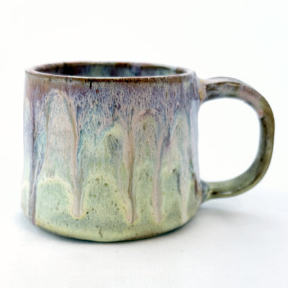 Pink and Green Drip Mug