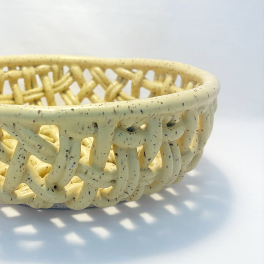 Coiled Fruit Bowl | Speckled Butter