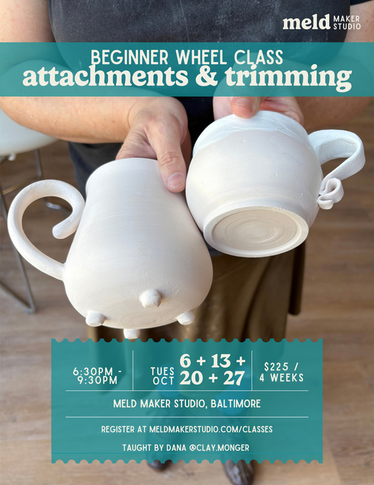 Wheel-Trimming 4-Week Series | Beginner-Friendly | October Tuesdays 2026