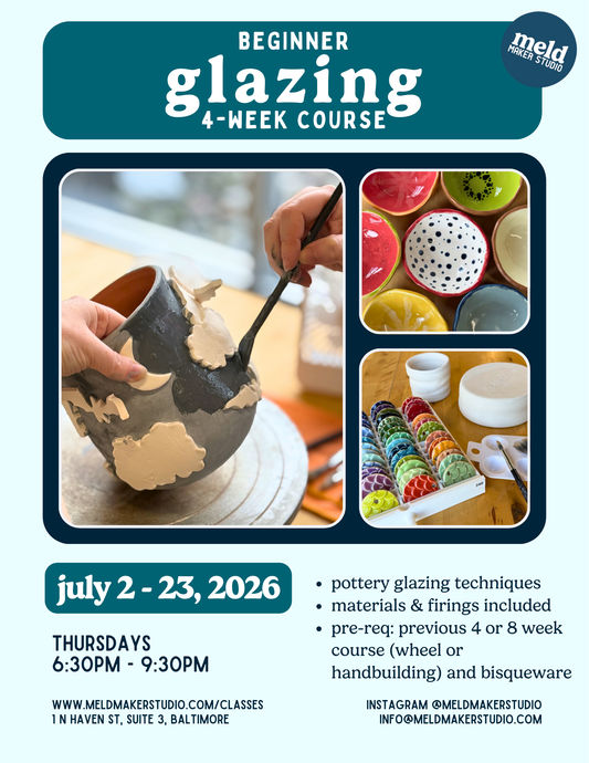 Glazing Fundamentals 4-Week Series | Thursdays, July 2026