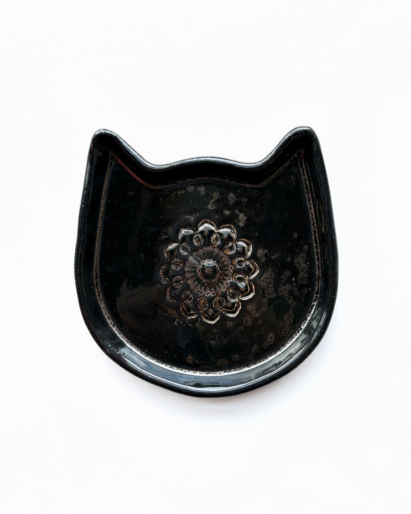 Cat Head Trinket Dish