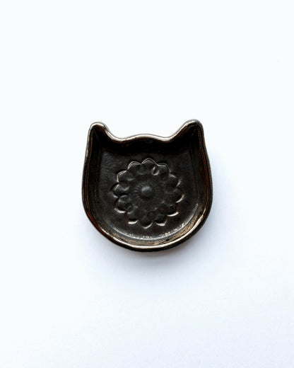 Cat Head Trinket Dish