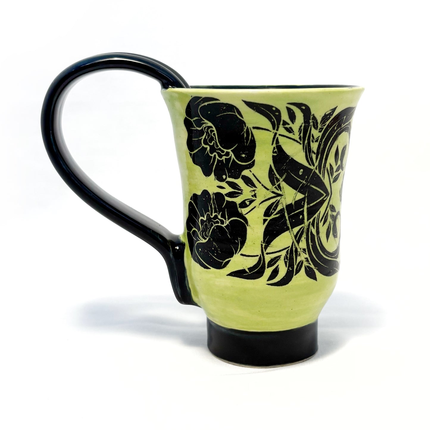 Green Art Nouveau Mug