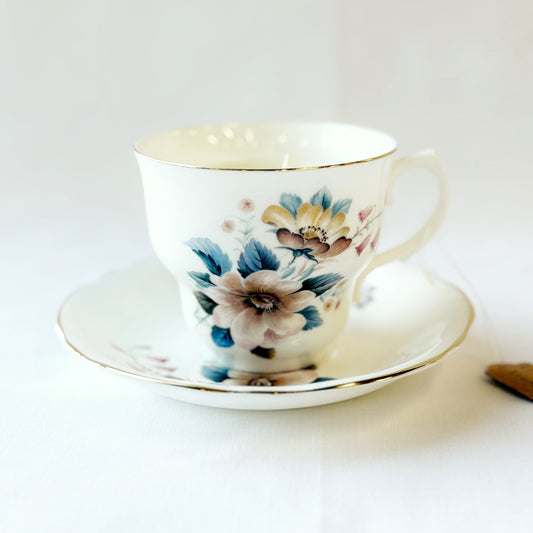 Hand-Poured Vintage Teacup Candle