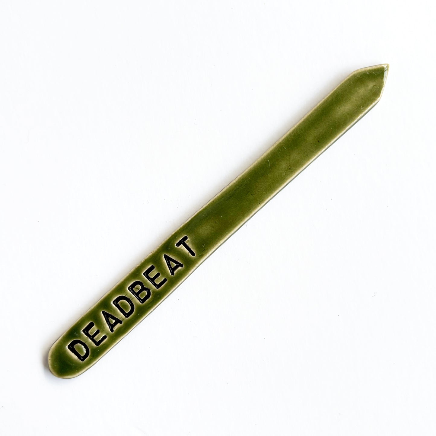 Hand-Stamped Houseplant Stake | Multiple Styles Available