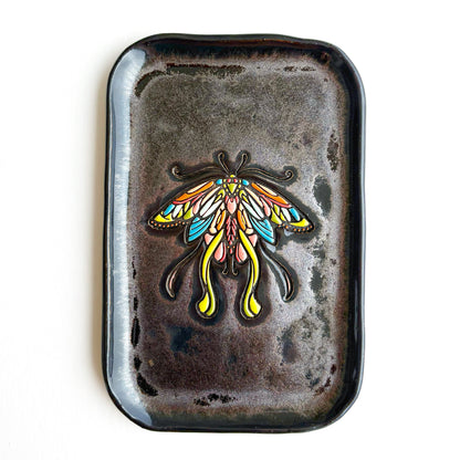 Technicolor Moth Platter