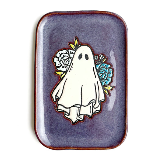 Carnation Ghost Platter | Multiple Styles