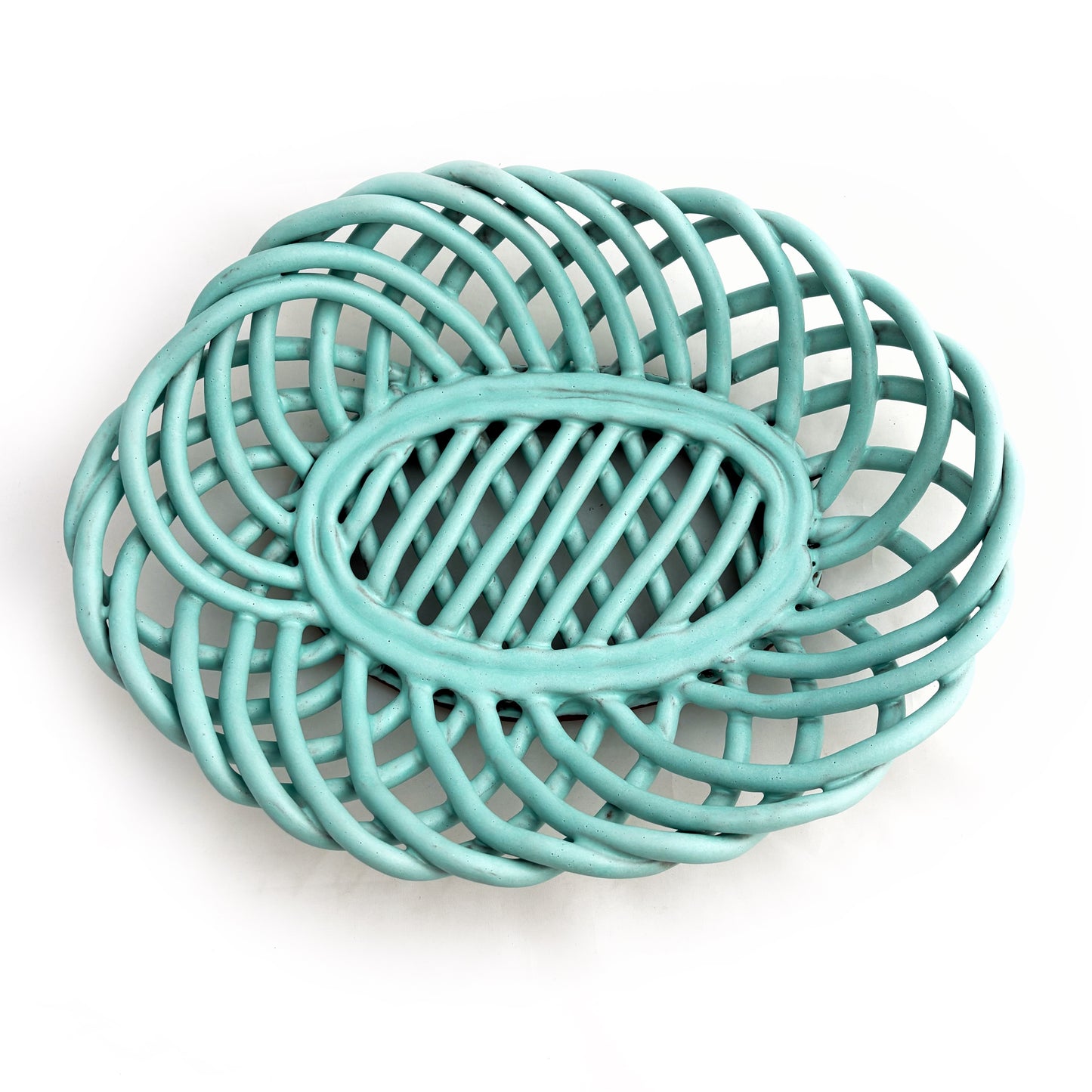 Blue Coil Platter