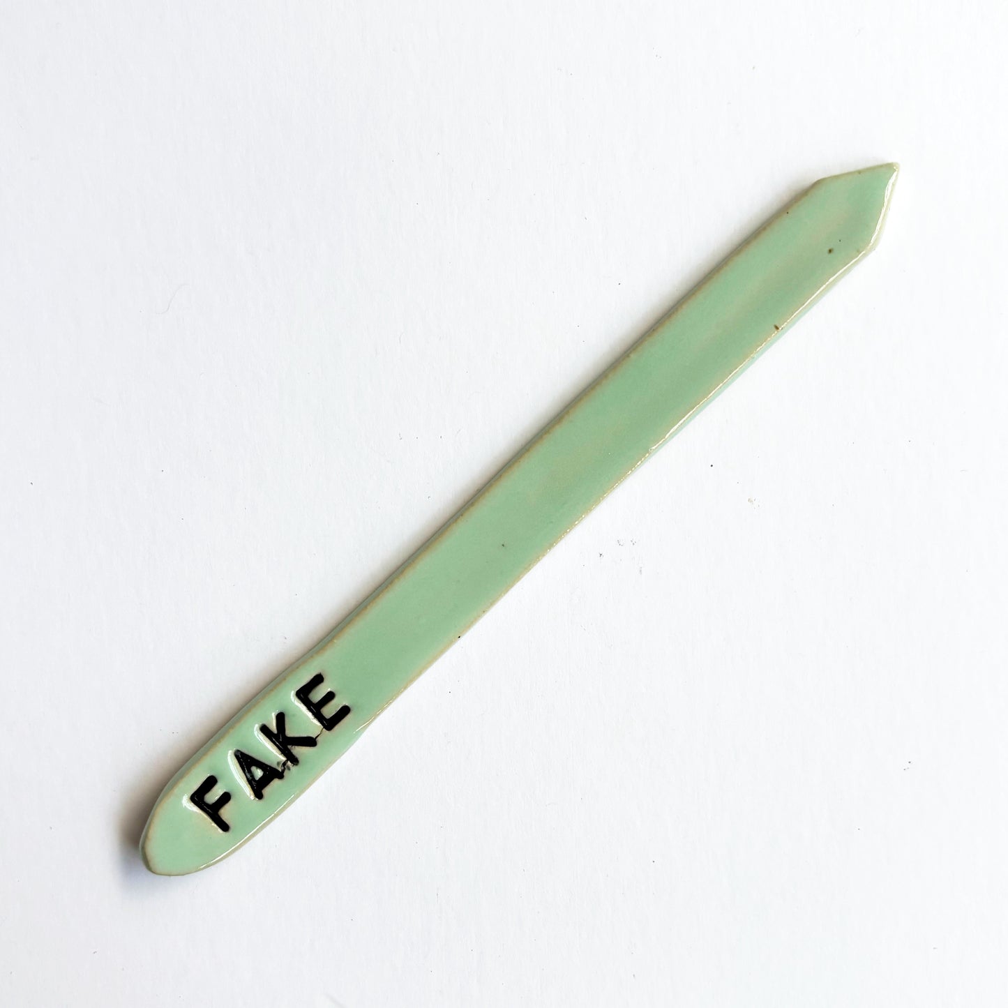 Hand-Stamped Houseplant Stake | Multiple Styles Available
