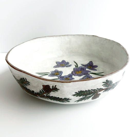 Crocus Serving Bowl