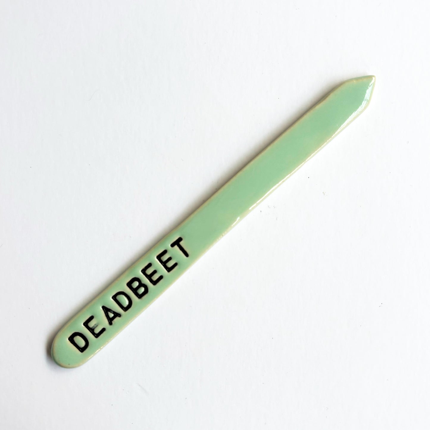Hand-Stamped Houseplant Stake | Multiple Styles Available