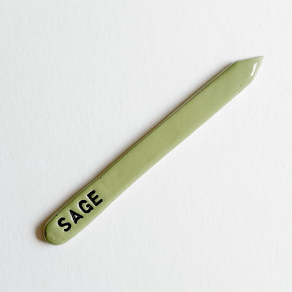 Hand-Stamped Garden Stake | Multiple Styles Available
