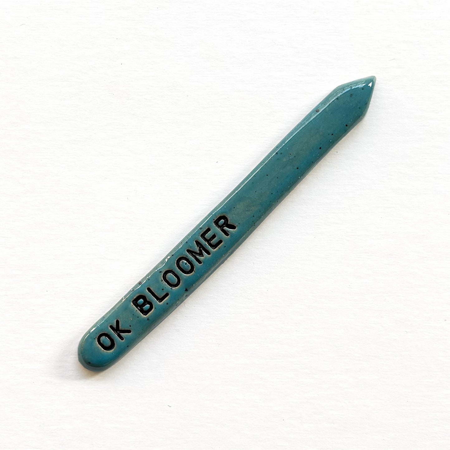 Hand-Stamped Houseplant Stake | Multiple Styles Available