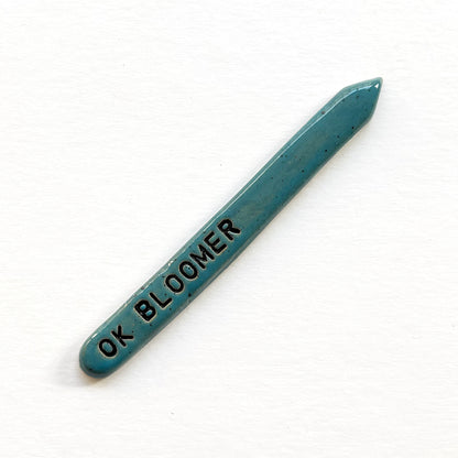 Hand-Stamped Houseplant Stake | Multiple Styles Available