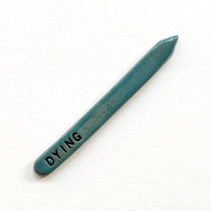 Hand-Stamped Houseplant Stake | Multiple Styles Available