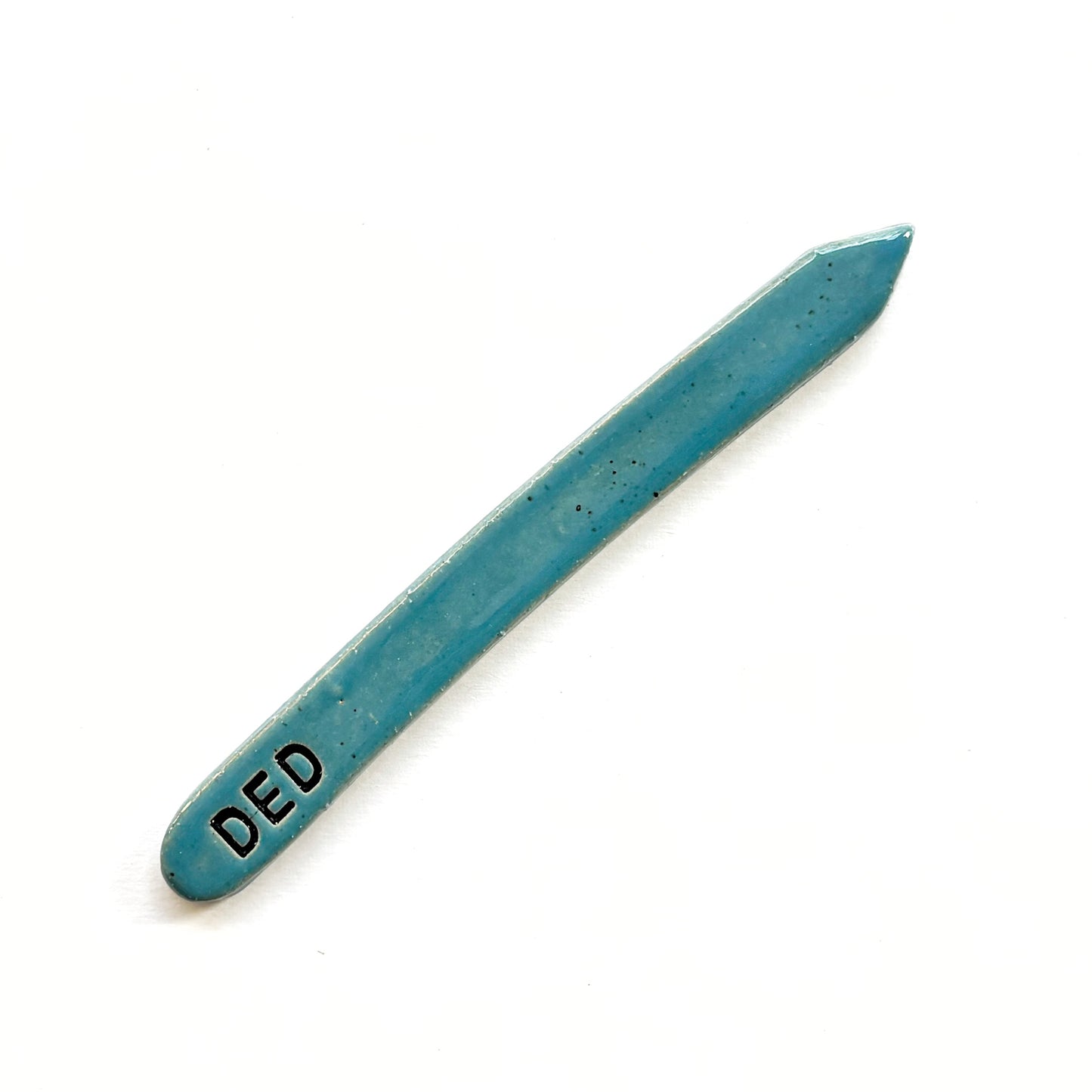 Hand-Stamped Houseplant Stake | Multiple Styles Available