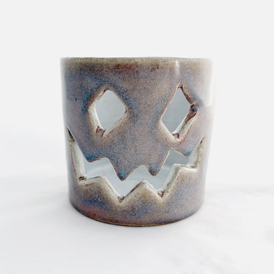 Jack O Lantern Luminary | Purple-Pink Zig Zag