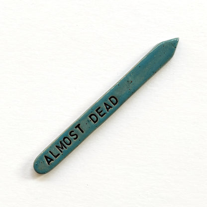 Hand-Stamped Houseplant Stake | Multiple Styles Available