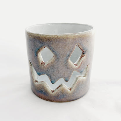 Jack O Lantern Luminary | Purple-Pink Zig Zag