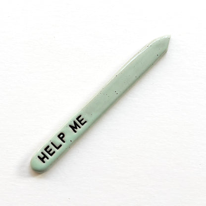 Hand-Stamped Houseplant Stake | Multiple Styles Available